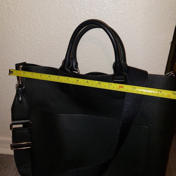 Michael Kors Collection Large Black Leather work satchel. - Picture 7 of 12